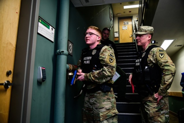 To counter an active-shooter threat, military, civilian, federal and state law enforcement, emergency response and medical personnel from the U.S. Military Academy conducted a full Force Protection Exercise on March 29 at West Point.