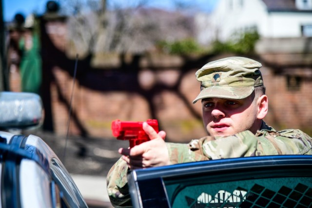 To counter an active-shooter threat, military, civilian, federal and state law enforcement, emergency response and medical personnel from the U.S. Military Academy conducted a full Force Protection Exercise on March 29 at West Point.