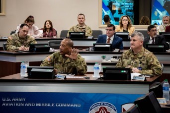 Leaders update AMC commander on efforts, initiatives across AMCOM