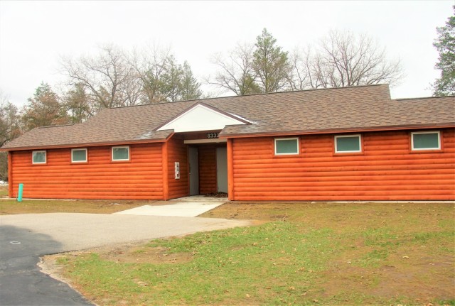 New Pine View Campground comfort station nearly complete; expected to be turned over in May
