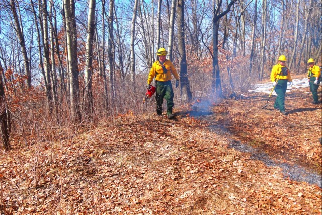 Fort McCoy prescribed burn team manages remote prescribed burn at installation
