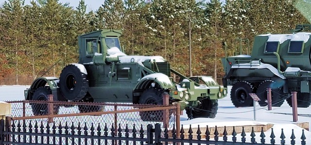 February 2023 snow scenes at Fort McCoy&#39;s Equipment Park