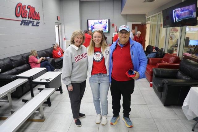 U.S. Army Marksmanship Shooter Sgt. Alison Weisz visits Ole Miss