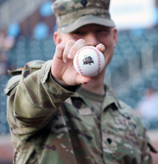 WBAMC Soldier of the Year Honored at El Paso Chihuahuas Game