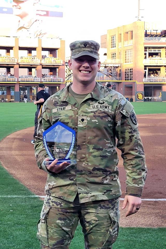 WBAMC Soldier of the Year Honored at El Paso Chihuahuas Game
