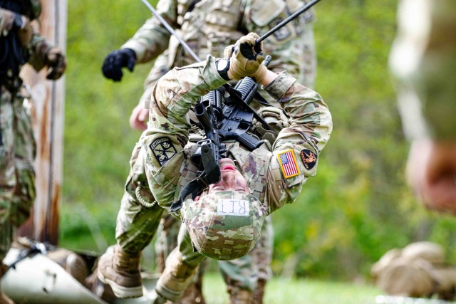 Day 1 of the annual Sandhurst Military Skills Competition is hosted at the U.S. Military Academy. Photo by Jorge Garcia/ USMA PAO -- BA007.