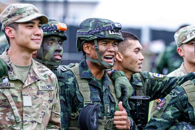 Day 1 of the annual Sandhurst Military Skills Competition is hosted at the U.S. Military Academy. Photo by Jorge Garcia/ USMA PAO -- BA007.