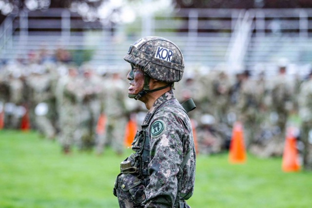 Day 1 of the annual Sandhurst Military Skills Competition is hosted at the U.S. Military Academy. Photo by Jorge Garcia/ USMA PAO -- BA007.