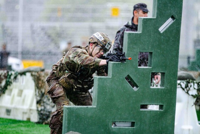 Day 2 of the annual Sandhurst Military Skills Competition is hosted at the U.S. Military Academy. Photo by Jorge Garcia/ USMA PAO -- BA007.