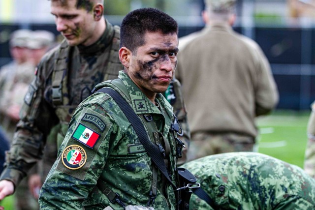 Day 1 of the annual Sandhurst Military Skills Competition is hosted at the U.S. Military Academy. Photo by Jorge Garcia/ USMA PAO -- BA007.