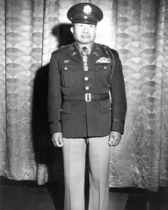 Army Capt. Jose Calugas, Medal of Honor recipient.
