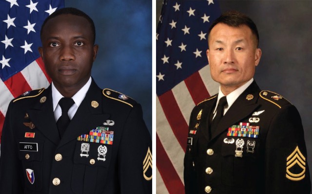 Two MICC Soldiers competing for best in ACC