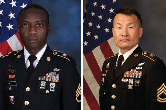 Two MICC Soldiers competing for best in ACC 