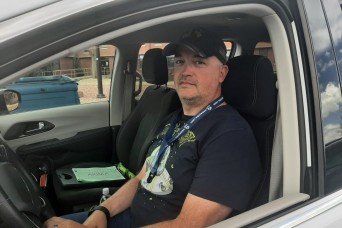 Shuttle driver renders first aid