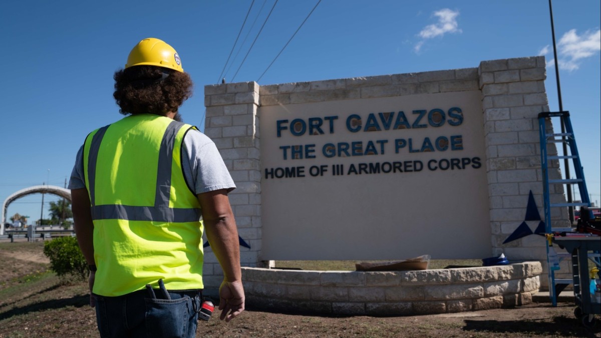 Fort Hood preps to be Fort Cavazos Article The United States Army