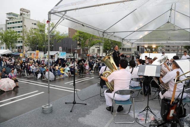 USAG Japan in Kure, USARJ Band take part in first full-scale Kure Port Festival in four years
