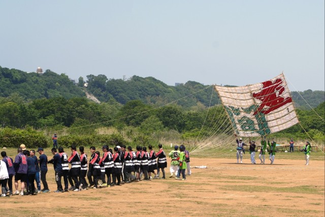 &#39;Giant Kite festival&#39; takes flight at Sagamihara