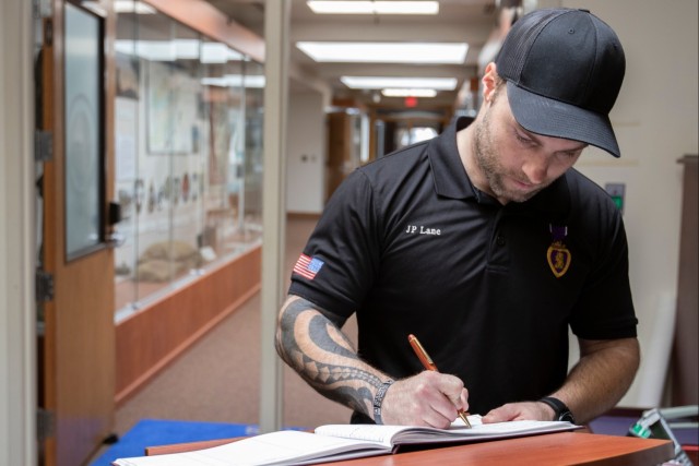 Journey Of An Optimist: J.P. Lane, Purple Heart recipient and motivational speaker, visits I Corps