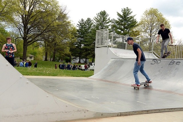 Memorial tree planted for Cody Clark at Skateboard Park