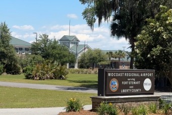 With pen strokes from military and civic members, Fort Stewart and Liberty County’s joint-use airport partnership was renewed at Wright Army Airfield’s...