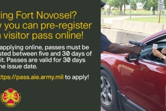 Fort Novosel visitors can use online system to request post access passes