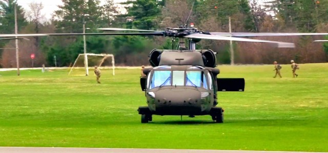 April 2023 UH-60 Black Hawk training operations at Fort McCoy