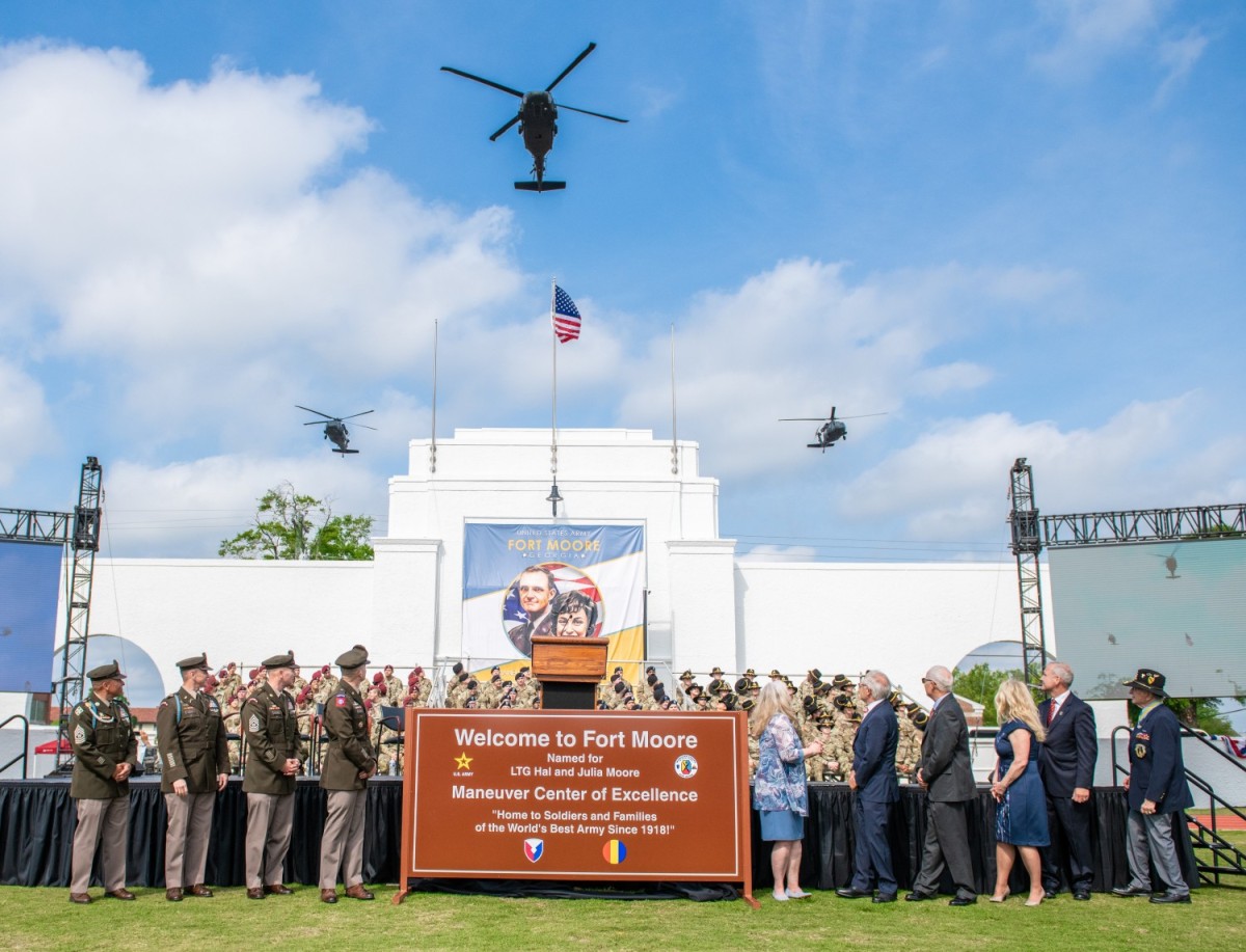 Fort Benning Fort Moore in historic ceremony Article The