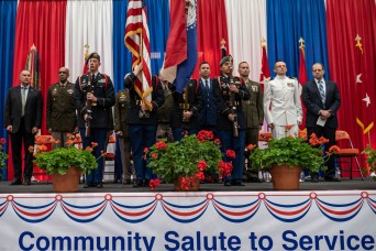 Military, Missouri dignitaries, community honor future service members 