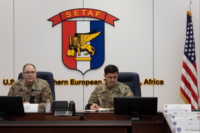 SETAF-AF leadership welcomes Michigan National Guard&#39;s Adjutant General