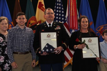 194 YEARS OF SERVICE -- 
9 Soldiers retire at Fort Novosel quarterly ceremony