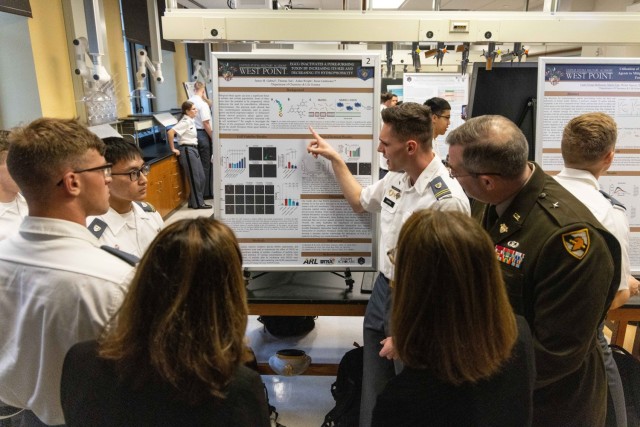 The West Point Projects Day Research Symposium, May 4, 2023. (U.S. Army photo by Michelle Matos)
