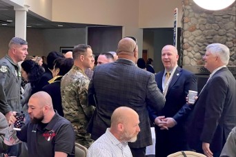 JOINT BASE LEWIS-McCHORD, Wash. – Local government leaders in the surrounding south Puget Sound area met with Joint Base Lewis-McChord leaders May 11 at...