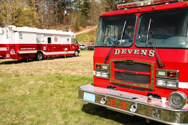 Devens Fire Department hosted an emergency response training held at Devens RFTA