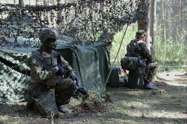 Estonian Defence League Soldiers participate in Swift Response 23