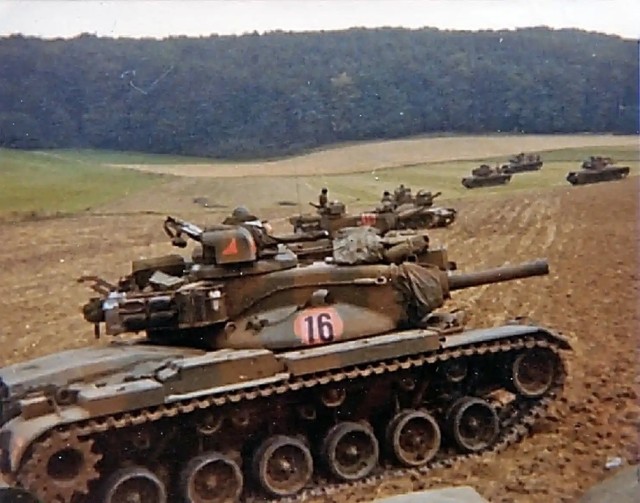 U.S. Army M-60 Tank in the Fulda Gap, West Germany