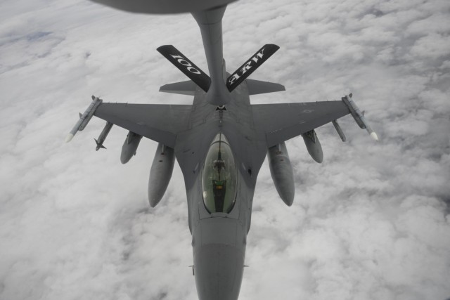 100th ARW refuels U.S., Royal Moroccan Air Force F-16s