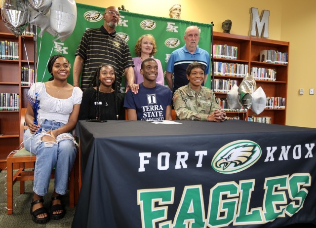 Three Fort Knox Eagles sign letters of intent to play college sports