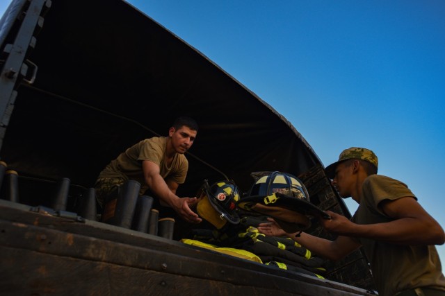 Massachusetts Guard Delivers Firefighting Equipment to Paraguay