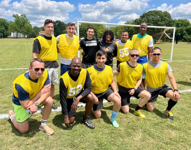 International military student soccer game builds community 