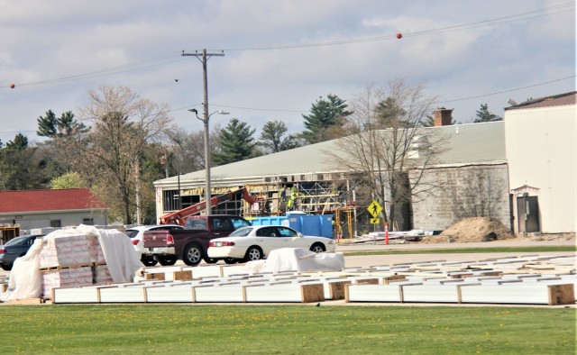 Renovation of Fort McCoy&#39;s Rumpel Fitness Center continues; progress at approximately 60 percent completion