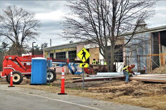 Renovation of Fort McCoy&#39;s Rumpel Fitness Center continues; progress at approximately 60 percent completion