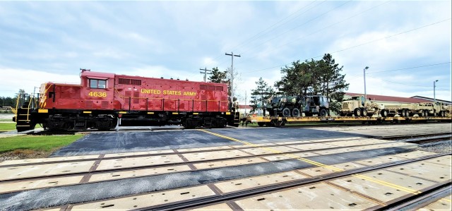 Fort McCoy supports first major rail movement of 2023