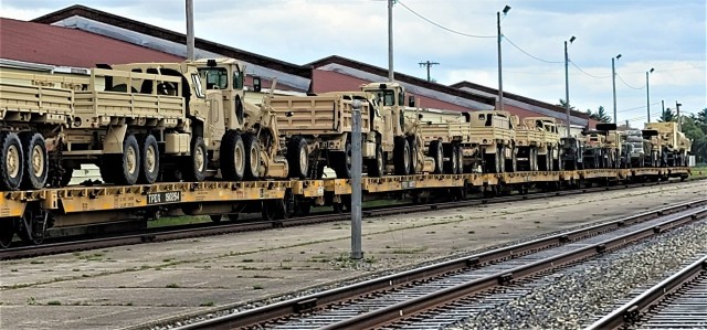 Fort McCoy supports first major rail movement of 2023