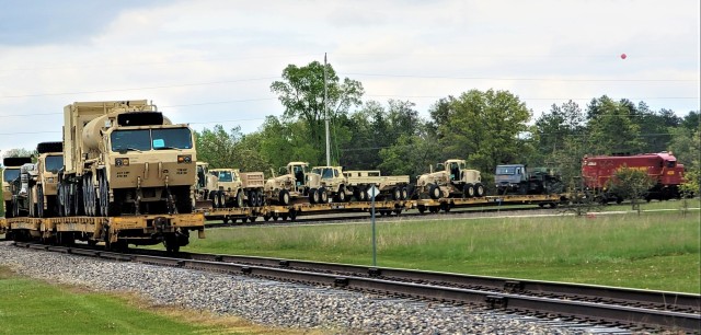 Fort McCoy supports first major rail movement of 2023