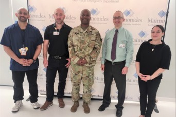 In a recent tour led by Dr. Eitan Dickman, Executive Vice Chair of Emergency Medicine, on May 8th, 2023, COL Brian Jacobs, Commander, United States Army...