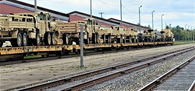 Fort McCoy supports first major rail movement of 2023