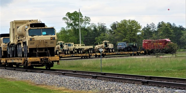 Fort McCoy supports first major rail movement of 2023