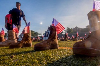 FORT BRAGG, N.C. - At Hedrick Stadium, a sea of boots commemorating American service members who have perished in the last 20 years were on display for...