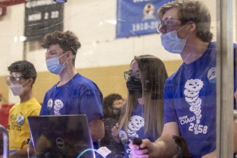 DEVCOM engineer shares love of FIRST Robotics by mentoring students