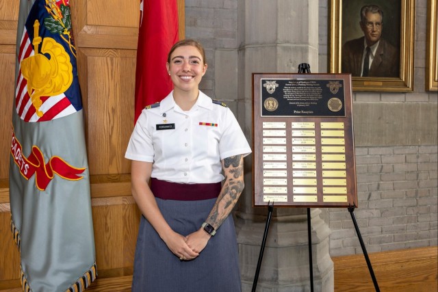 Top Cadets Receive Medals For Their Reflective Essays During Pershing Writing Award Ceremony